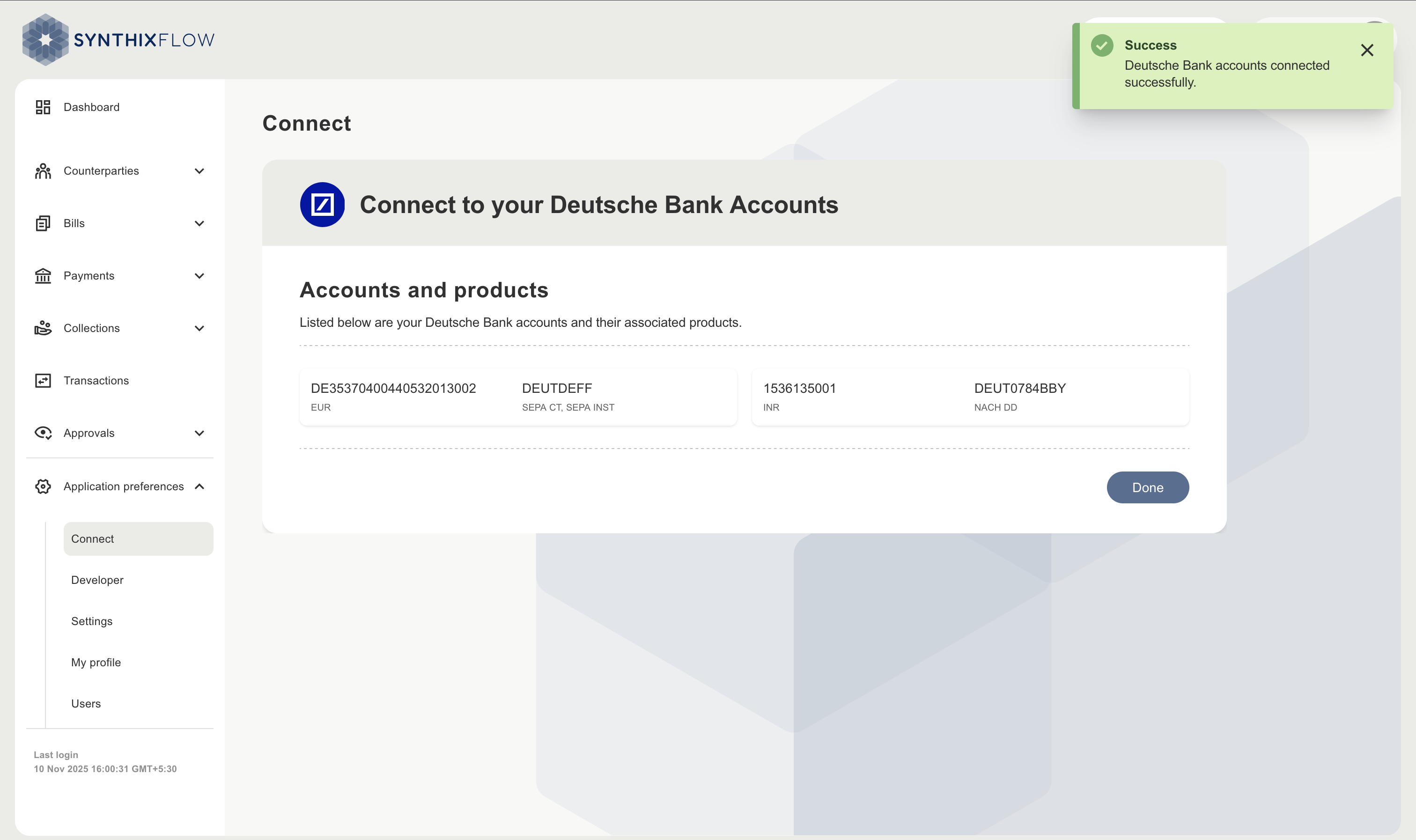 Connect - connected accounts
